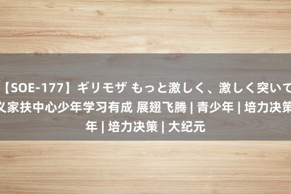 【SOE-177】ギリモザ もっと激しく、激しく突いて Ami 嘉义家扶中心少年学习有成 展翅飞腾 | 青少年 | 培力决策 | 大纪元