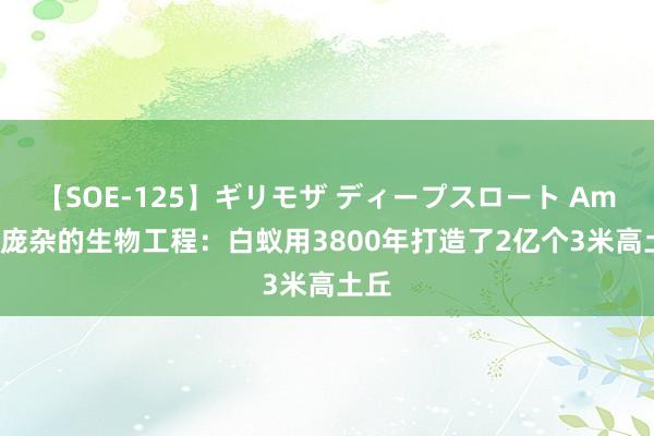 【SOE-125】ギリモザ ディープスロート Ami 最庞杂的生物工程：白蚁用3800年打造了2亿个3米高土丘