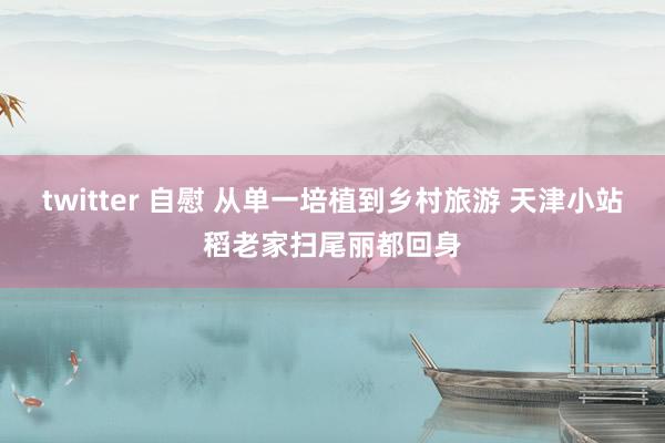 twitter 自慰 从单一培植到乡村旅游 天津小站稻老家扫尾丽都回身