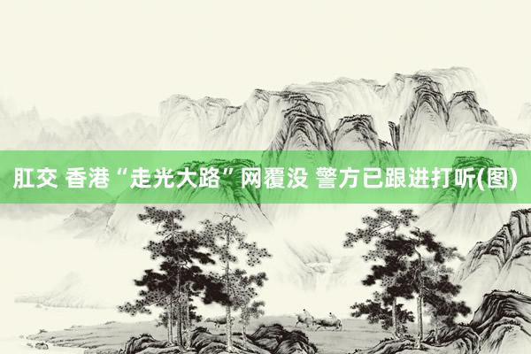 肛交 香港“走光大路”网覆没 警方已跟进打听(图)