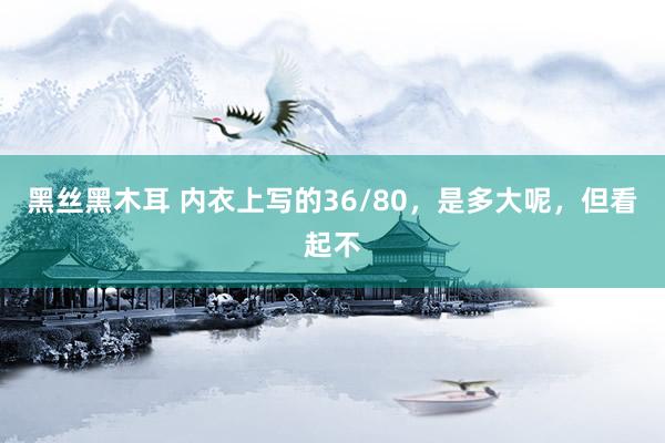 黑丝黑木耳 内衣上写的36/80，是多大呢，但看起不