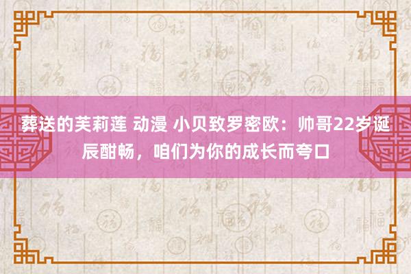 葬送的芙莉莲 动漫 小贝致罗密欧：帅哥22岁诞辰酣畅，咱们为你的成长而夸口