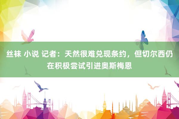 丝袜 小说 记者：天然很难兑现条约，但切尔西仍在积极尝试引进奥斯梅恩